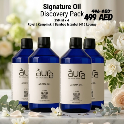 Signature Oil Discovery Pack—4 Premium Scents 250ml Each