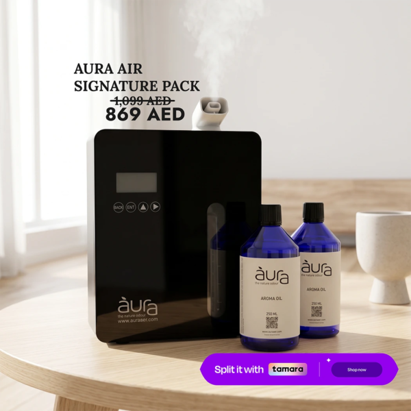 Aura Air Signature Pack — Diffuser + 2 Signature Oils 250ml